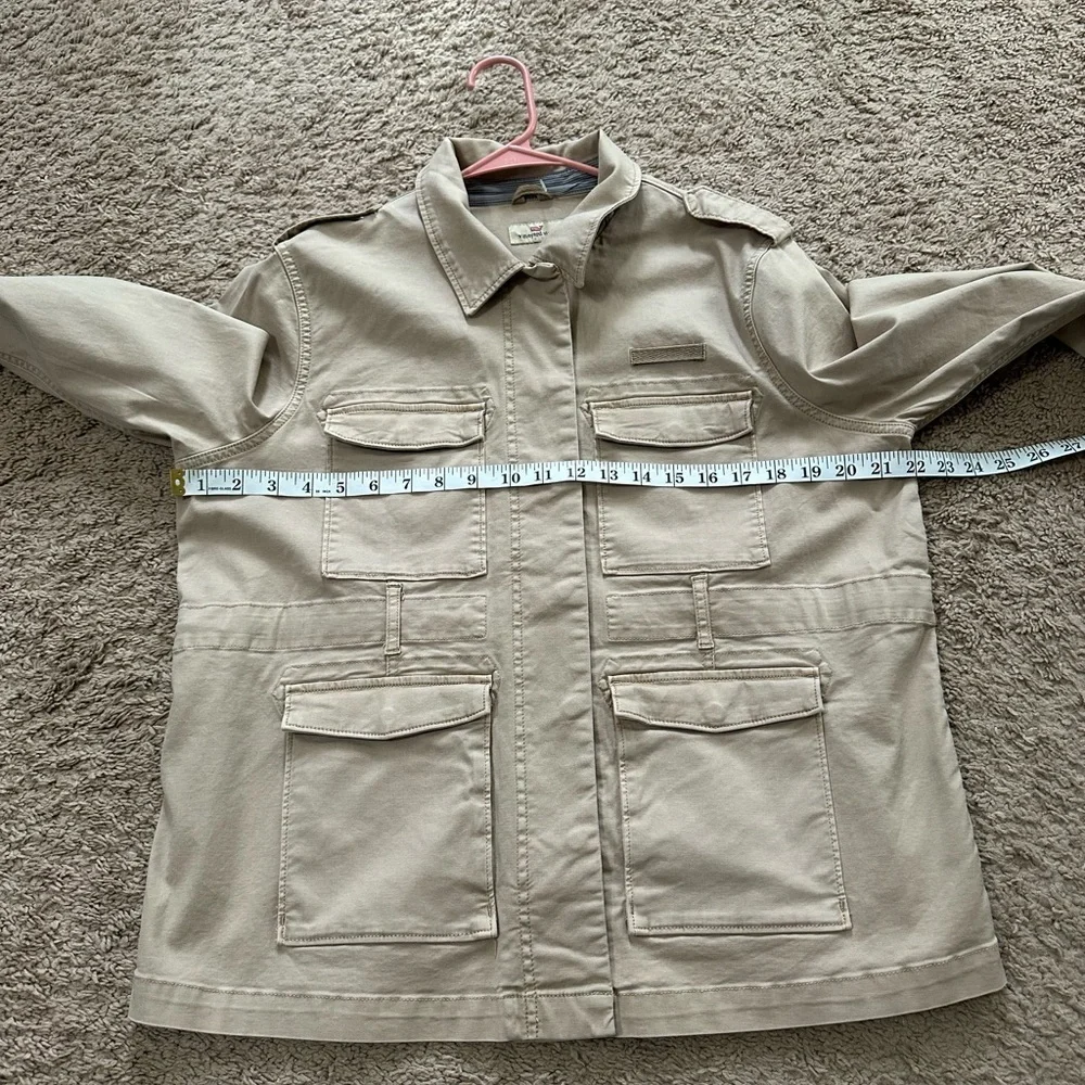 Vineyard Vines Women's Lightweight Beige Utility Jacket Size M